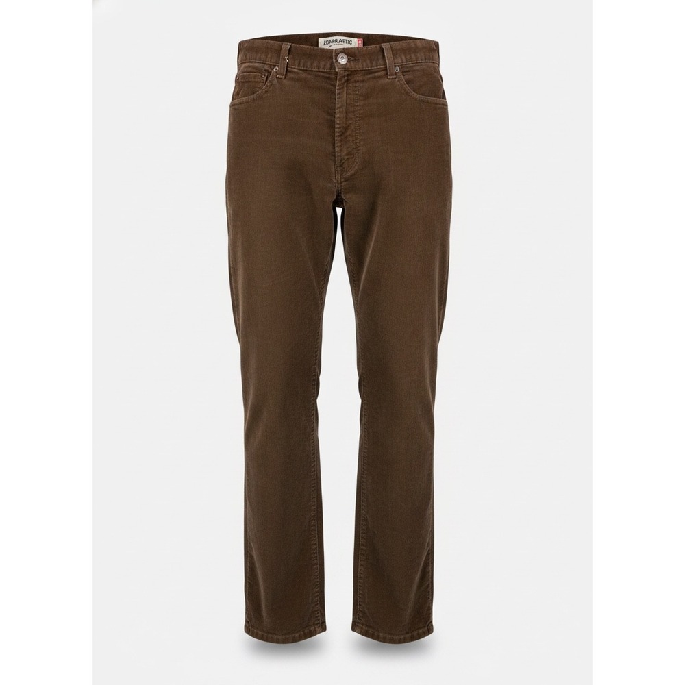 Levis 505 Regular Fit Brown Corduroy Pants Mens 36x30 Straight Leg Trousers